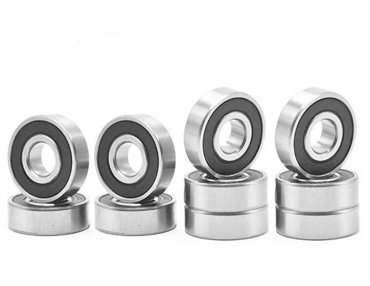 ONF3 - Groefkogellagers - MR63-2RS - Dubbele Rubberafdichting - 10 Stuks - 3mm x 6mm x 2.5mm - Voor machines - Hoogwaardige kwaliteit - Betrouwb...