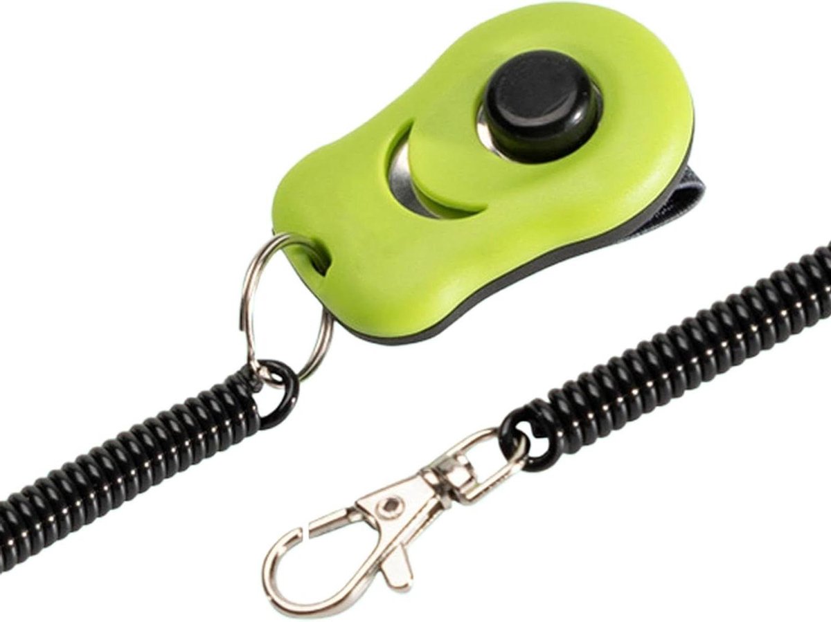 Huisdier Clicker - Trainingsklikker Hond - Gedrag Trainen - Positieve Versterker - 5.8 x 3.8 cm - Zwart