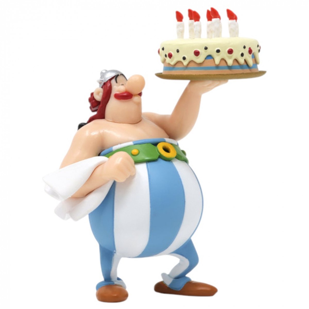 Plastoy Asterix PVC Figure Obelix Happy Birthday 8.5 cm Mini-Figuur