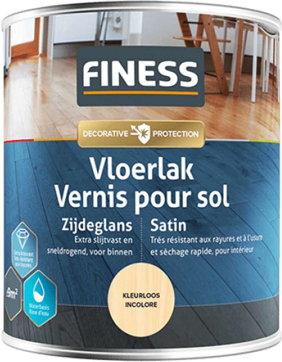 Vloerlak zijdeglans 750 ml