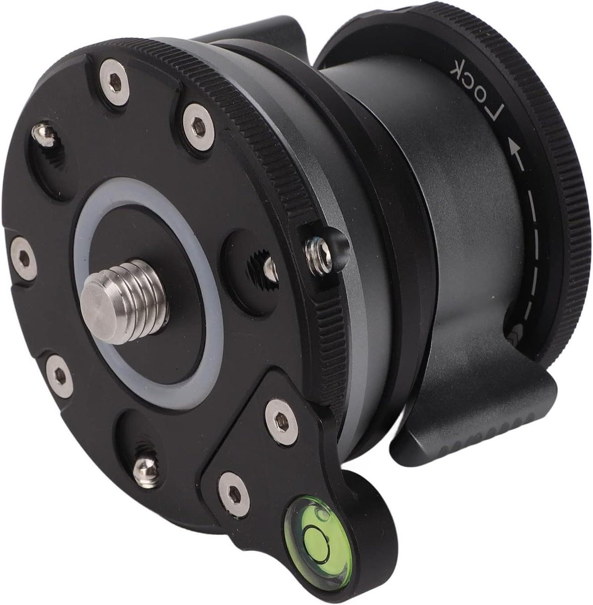 Statief Nivelleringsbasis - Nivelleerplatform Camera - Stabiele Foto's Maken - Verbeterde Waterpasnauwkeurigheid - 292 g - Zwart