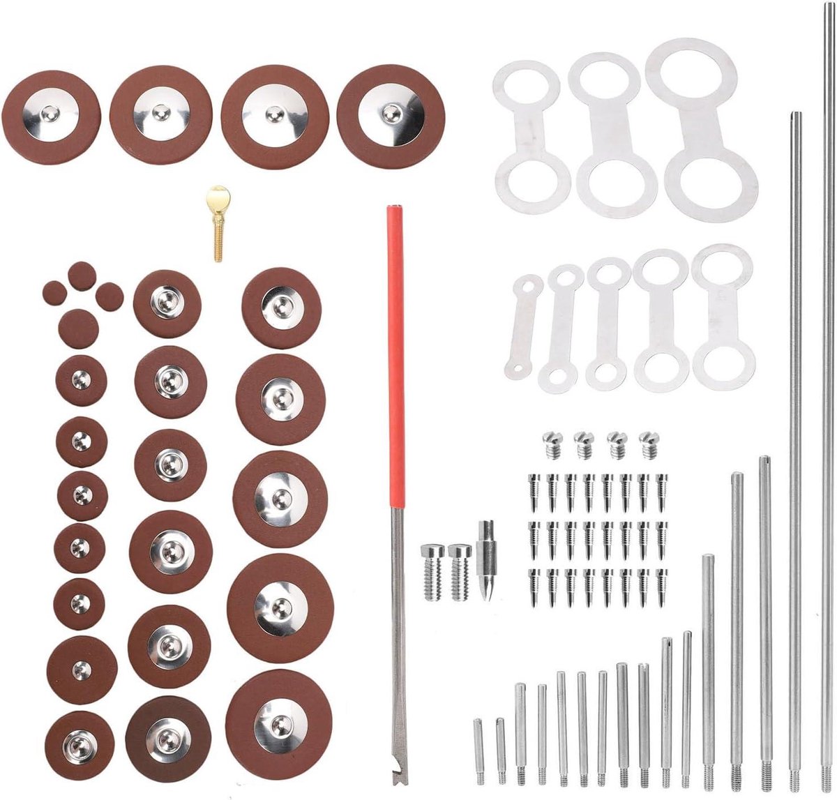 Altsaxofoon Reparatieset - Saxofoon Onderhoud - Muziek Instrument Reparatie - 85 Delige Set - 15 x 8 x 6 cm
