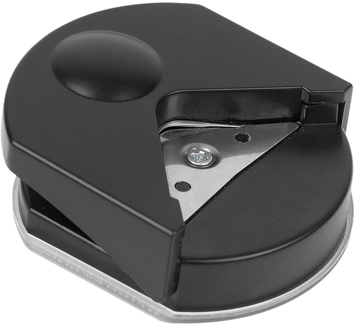 Hoekrounderpons - Cirkelsnijder Papieren perforator - Kaarten maken DIY - Professionele afwerking - 4 mm radius - Zwart