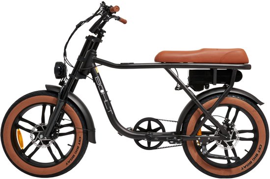 BOHLT Rebel - Zwart - 250W - Gates Belt Drive - Hydraulische schijfremmen - Elektrische Fatbike van Bohlt — afbeelding 2