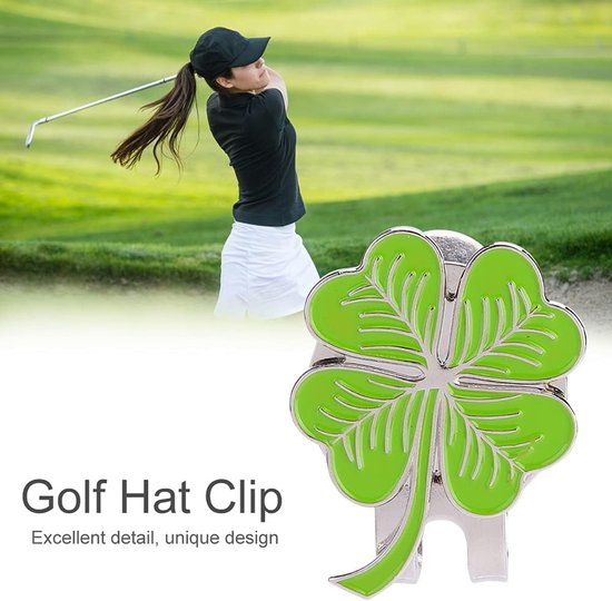 Magnetische Hoedenclip - Hoedenklem Golfbal - Golfen Bal Markeren - Sterke Magnetische Grip - 2.8 x 2.2 cm - Groen — afbeelding 2
