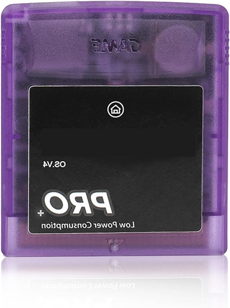 Game Card voor Gameboy Color met 8G Geheugen, Ondersteuning voor MBC1, MBC2, MBC3 en MBC5, Eenvoudig Bestanden Beheren en A/B Knop Aanpassing