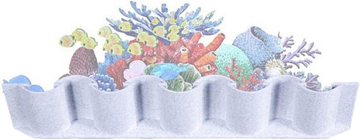 Aquarium Substraat Divider - Isolatiekaart Scheidingswand - Aquarium Inrichten - Efficiënte Sectie Scheiding - 27 x 7 x 2 cm