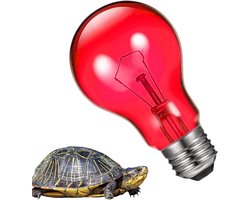 Warmtelamp Reptielen - Terrarium Verlichting - Dieren Welzijn - Natuurlijke Dag-Nachtcyclus - 100W - Rood Blauw