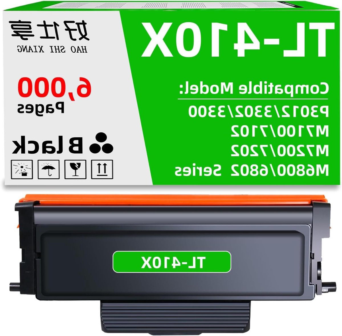 Tonercartridge Zwart - Toner TL-410X - Printeronderhoud - Hoge capaciteit - 6000 pagina's - Zwart