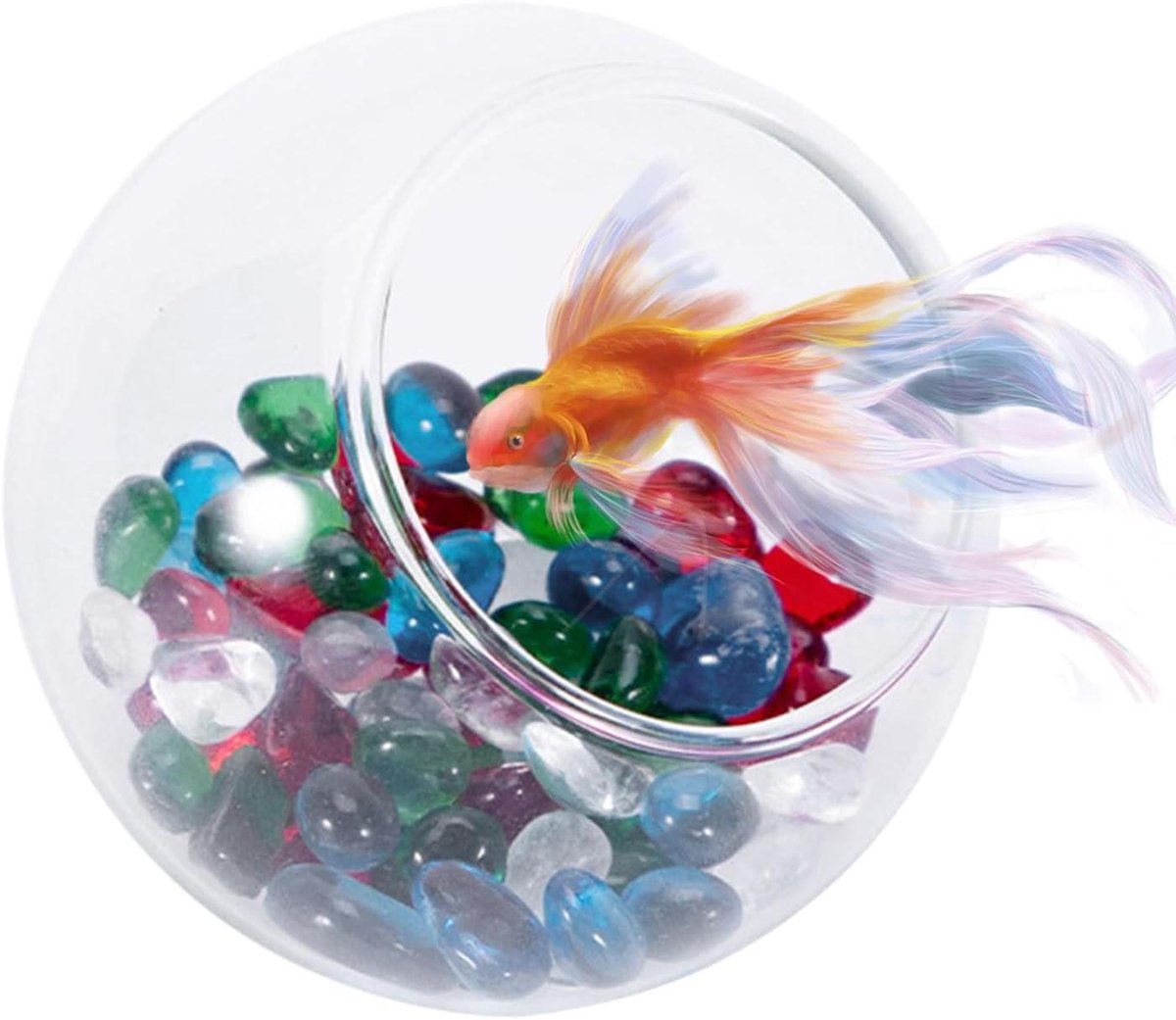 Betta Huis - Aquarium Decoratie - Schuilplaats Vissen - Natuurlijk Schuilhuis - 8x8x8 cm - Niet gespecificeerd