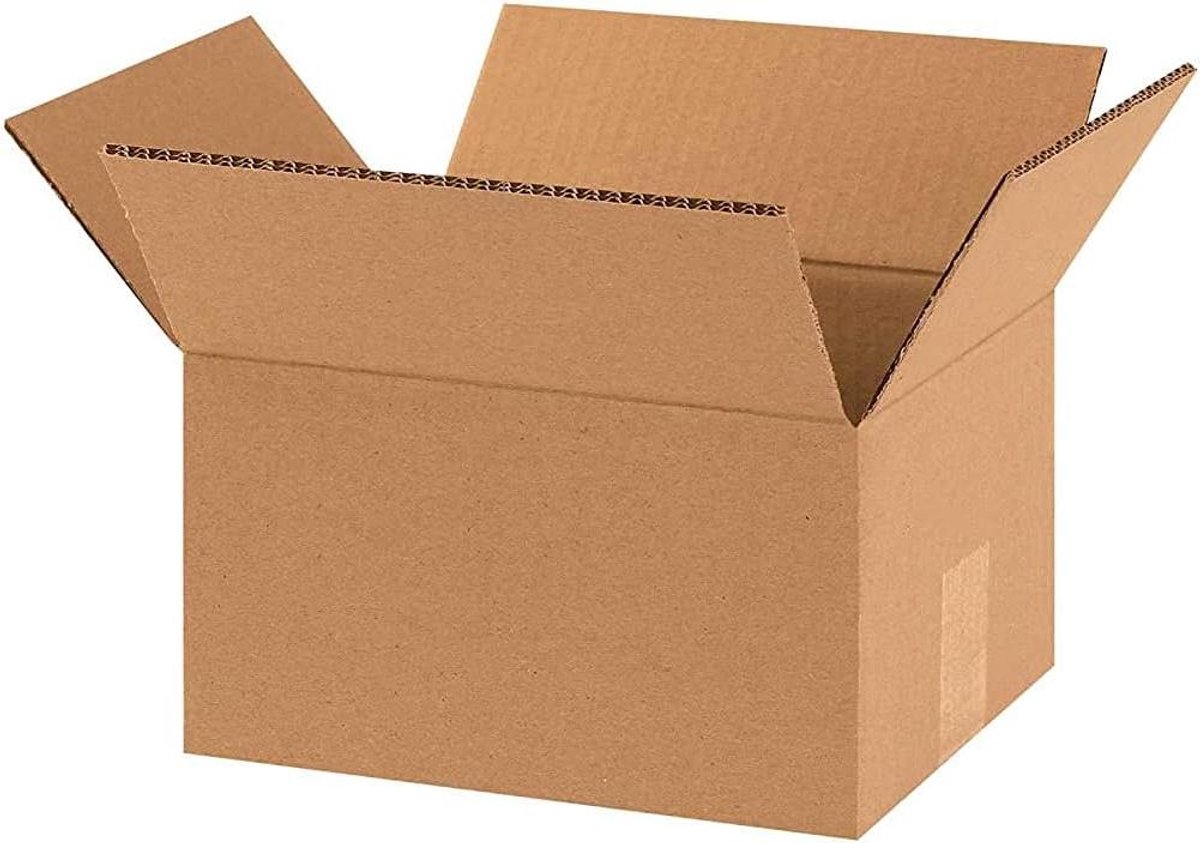 Verhuisdozen Dubbelgolvend - Verpakking Opslag - Spullen Transport - Licht en Robuust - 20 x 15 x 15 cm - Havana