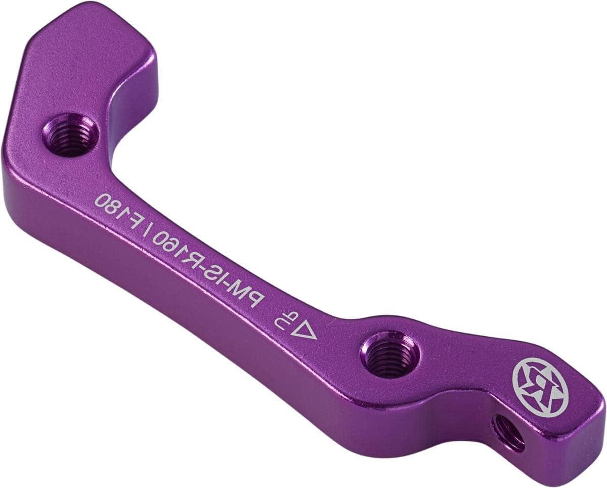 Schijfrem adapter - Remadapter fiets - Montage remmen - 2-in-1 ontwerp - Voor 180mm - Paars