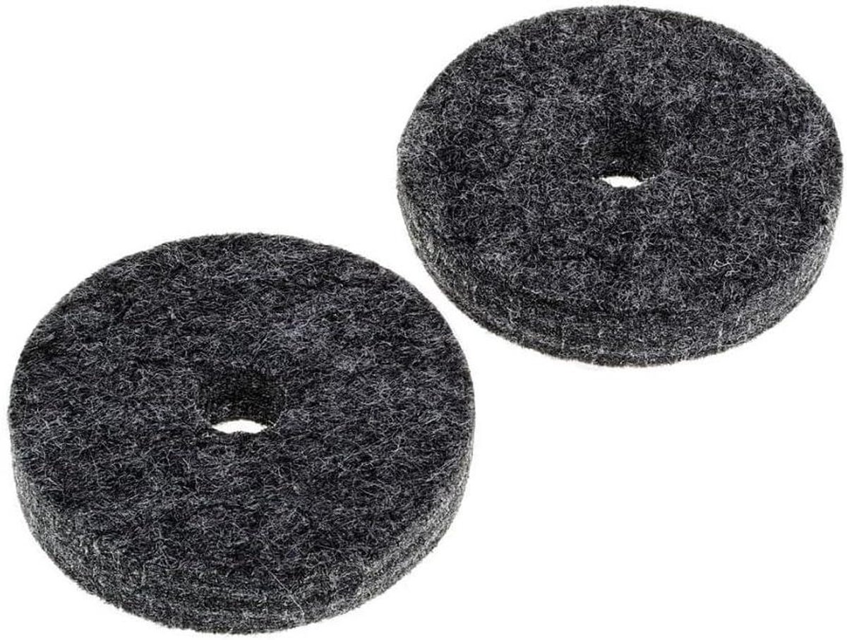 HiHat Vilt - Drum Accessoires - Drumstel Onderhoud - Hard Vilt - 2 Stuks - Grijs