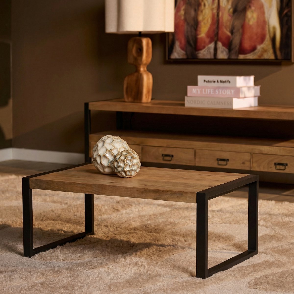 Starfurn Salontafel Britt - Bruin - 60x110x45 cm