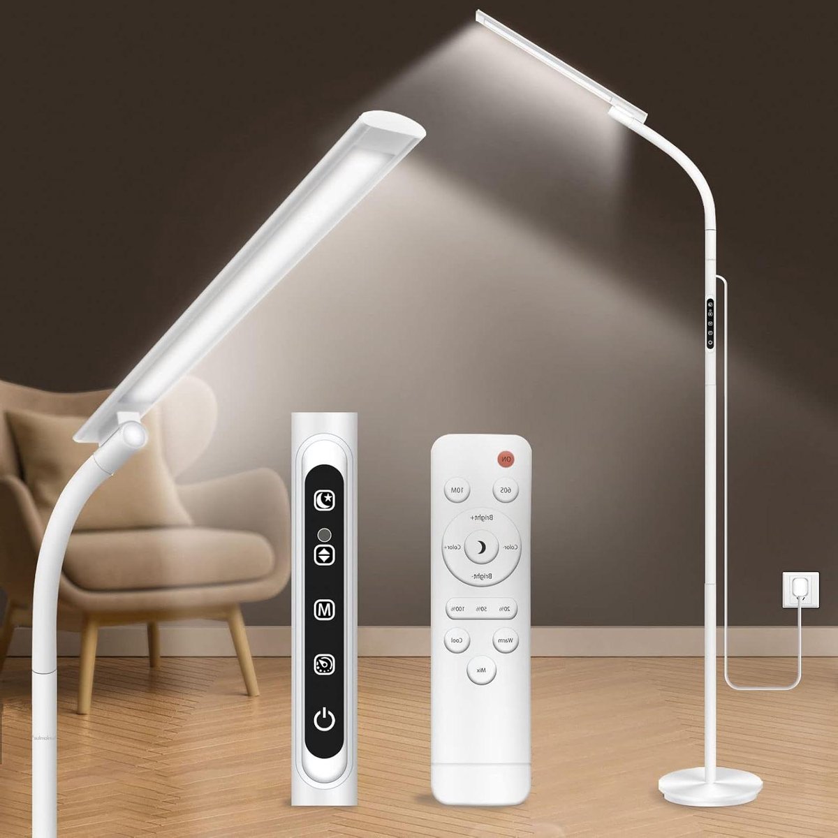 Daglichtlamp - Lichttherapie lamp - Sfeer creëren - UV-vrij licht - 10 watt - Wit