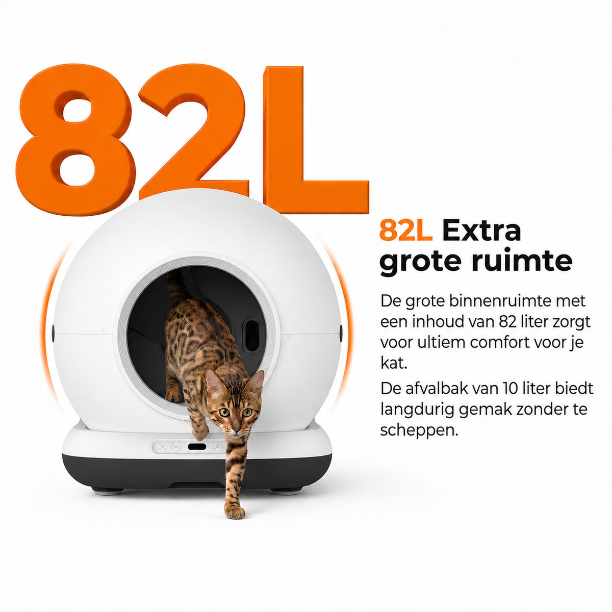 Zedar K1200 - Automatische Zelfreinigende Kattenbak met App thumbnail 2