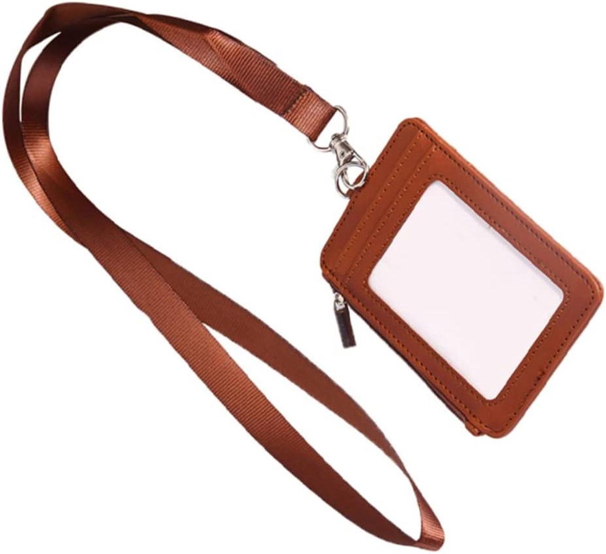 Intrekbare Badgehouder - Naamkaartjes Houder Id Voorschot - Veilig Kaarten Bewaren - Scheurbestendig ID Venster - 15.5 x 5.5 cm