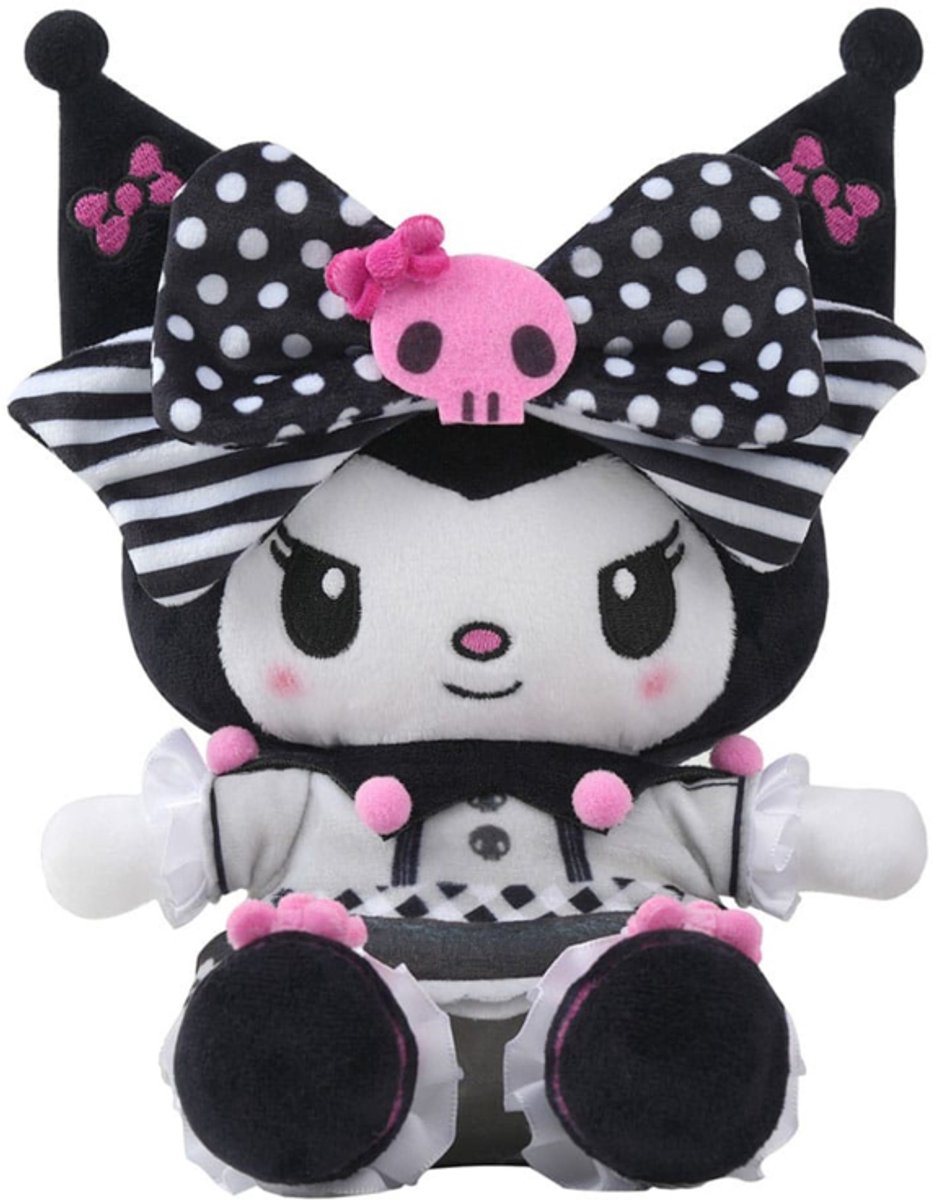 Sanrio Pink Black Party Series Plush Figure Kuromi XL 35 cm