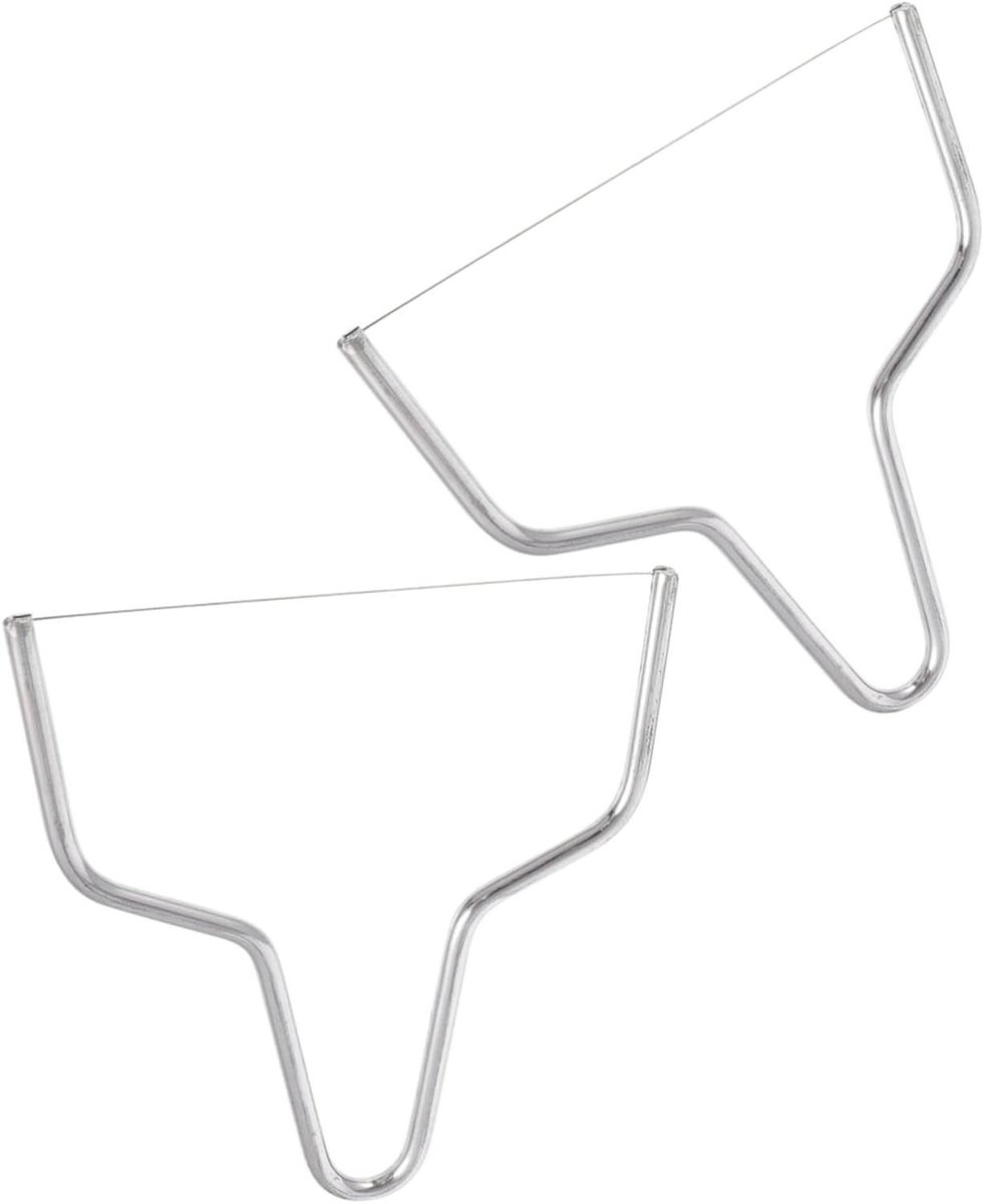 Kaasschaaf Set - Kaas Snijder - Kaas Snijden - Roestvrij Staal - 2 Stuks - Zilver