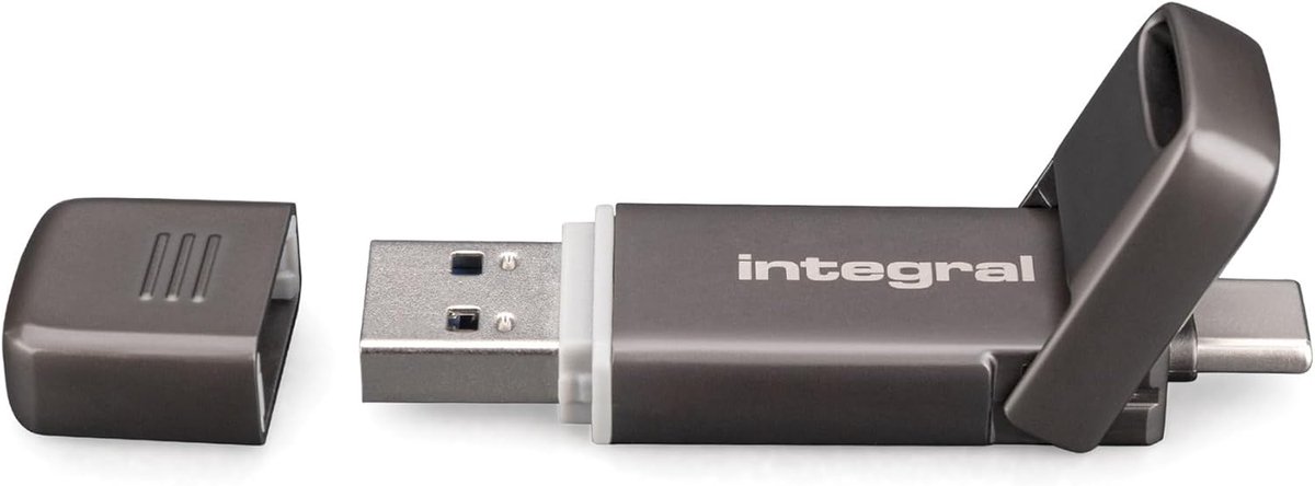 Draagbare SSD - Snelle Opslag - Bestanden Overzetten - Dubbele Poort Connectiviteit - 128 GB Capaciteit