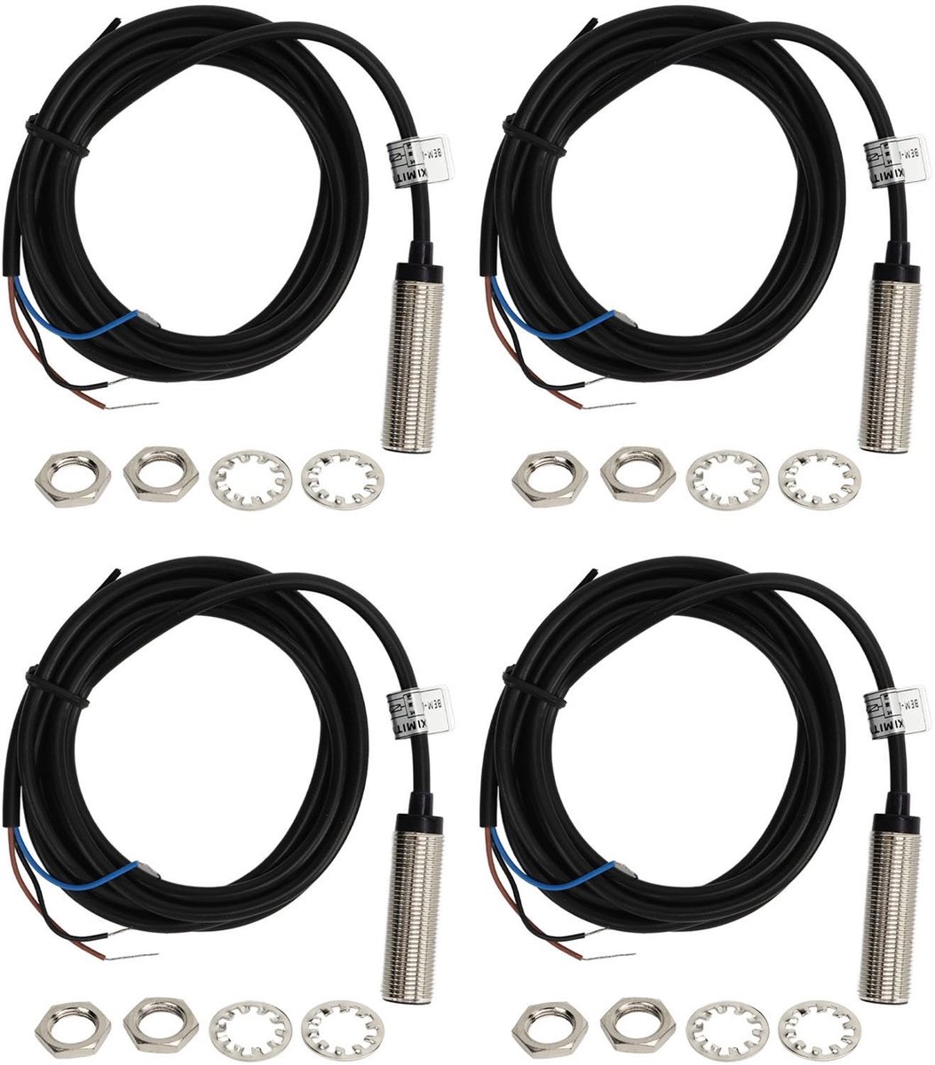 SPHProducts - Inductieve Proximity Sensor - 12mm PNP Waterproof IP67 met LED Indicator - Betrouwbare detectie - Geschikt voor diverse toepassingen - Sn...