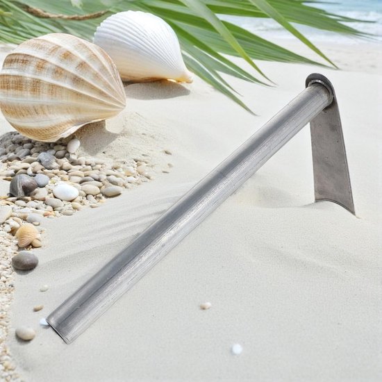 Hand Cultivator Tuingereedschap - Hark Schoffel - Onkruid Verwijderen - Robuust IJzer - 31.5 cm - Zilverkleurig — afbeelding 4