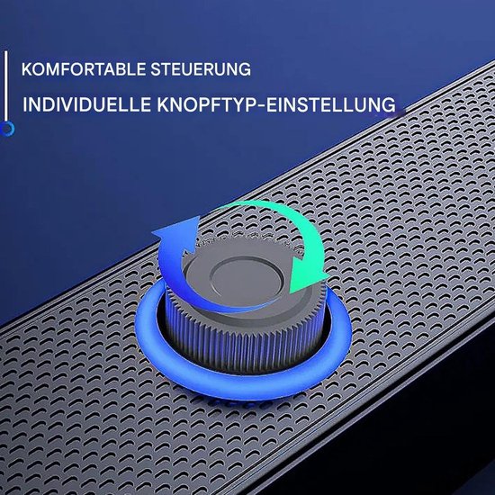 Draadloze Soundbar - Tafel Audio - Muziek Luisteren - Dynamische Bas - 29.6 x 5.5 x 6 cm - Zwart van Merkloos — afbeelding 5