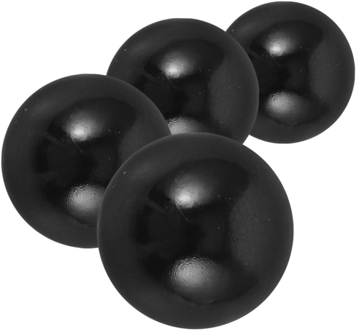 Flipperkast Ballen - Vervangende Ballen - Spelverbetering - Standaard Pasvorm - 4 Stuks - Zwart