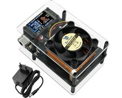 Krachtige 500GH/s Bitcoin Miner met BM1366 ASIC Chip en Kleuren Display voor Solo Lotterij Mining, Geschikt voor EU Stopcontacten en Ideaal voor BTC Investeringen
