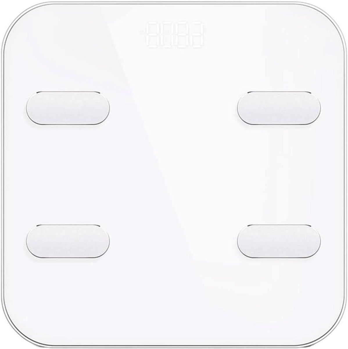 Digitale Personenweegschaal - Lichaamsanalyse Weegschaal - Gezondheid Monitoren - Roestvrijstalen Elektroden - Tot 180 kg - Zilver