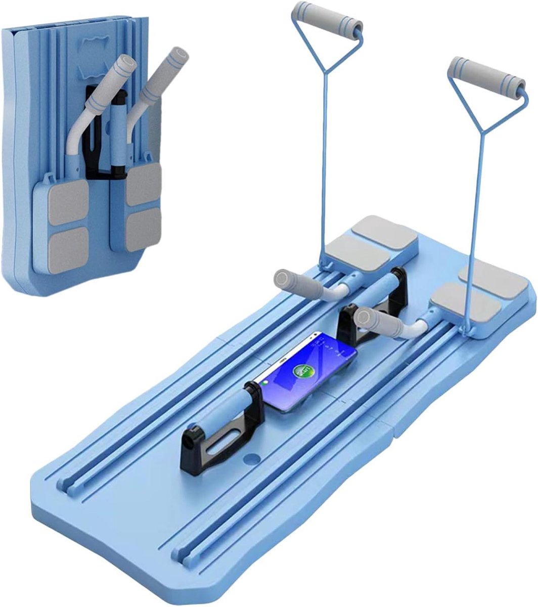 Opvouwbaar Pilates Board - Fitness Platform - Thuis Workout - 5 In 1 Multifunctioneel - 93 x 367 cm - Meerkleurig