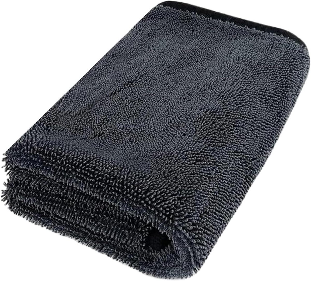 Autoreinigingsdoek - Microvezeldoek - Auto poetsen - Pluisvrij drogen - 60 cm - Grijs