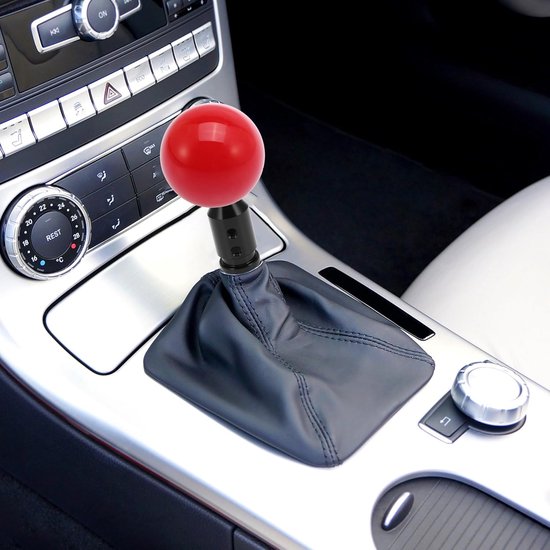 Schakelpookknop Set - Pookknop Adapter - Verbeter Rijcomfort - Gestroomlijnde Styling - M12x1.25 Adapter - Rood — afbeelding 2