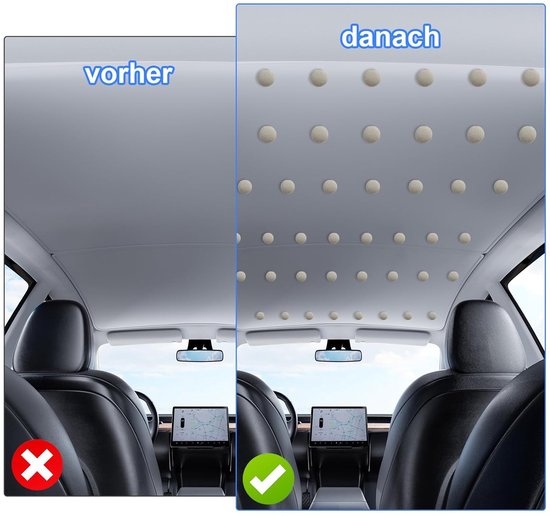 Dakhemel Reparatieset - Auto Interieur - Auto Bekleding Fixeren - Universeel Inzetbaar - 140 Stuks - Grijs — afbeelding 5