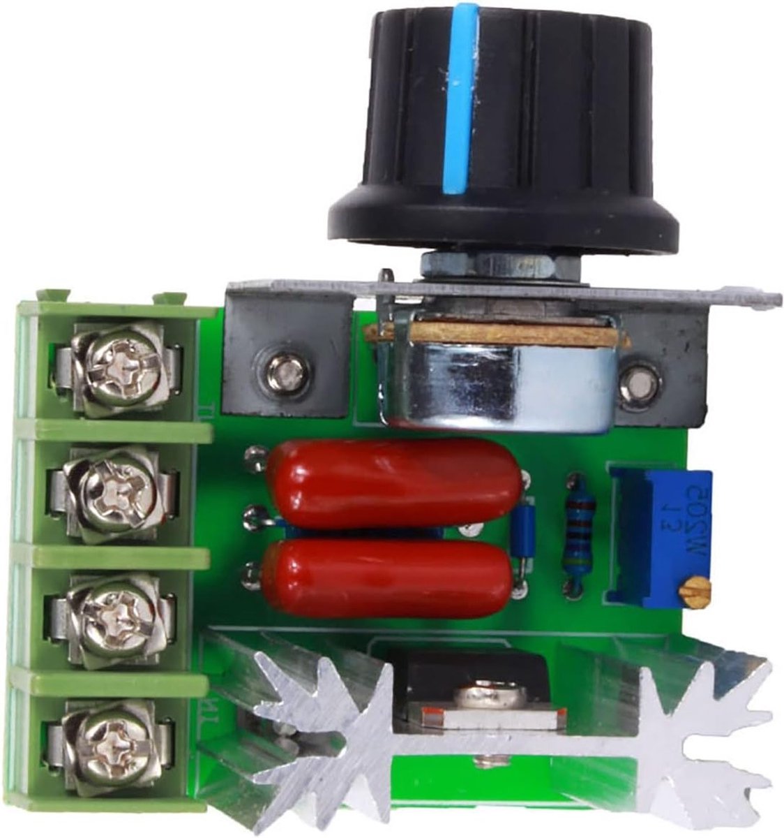 2000W Motor Controller voor AC Motoren - 50-220V, 25A, Verstelbare Spanning, Snelheidsregelaar en Dimmer voor Industrie