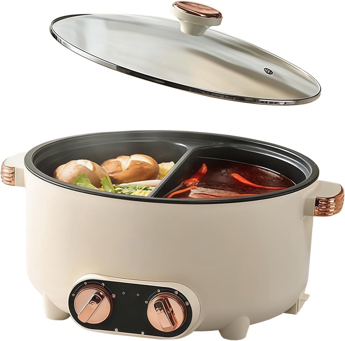 Hotpot - Elektrische fonduepan - Funcooking - Warmhoudfunctie