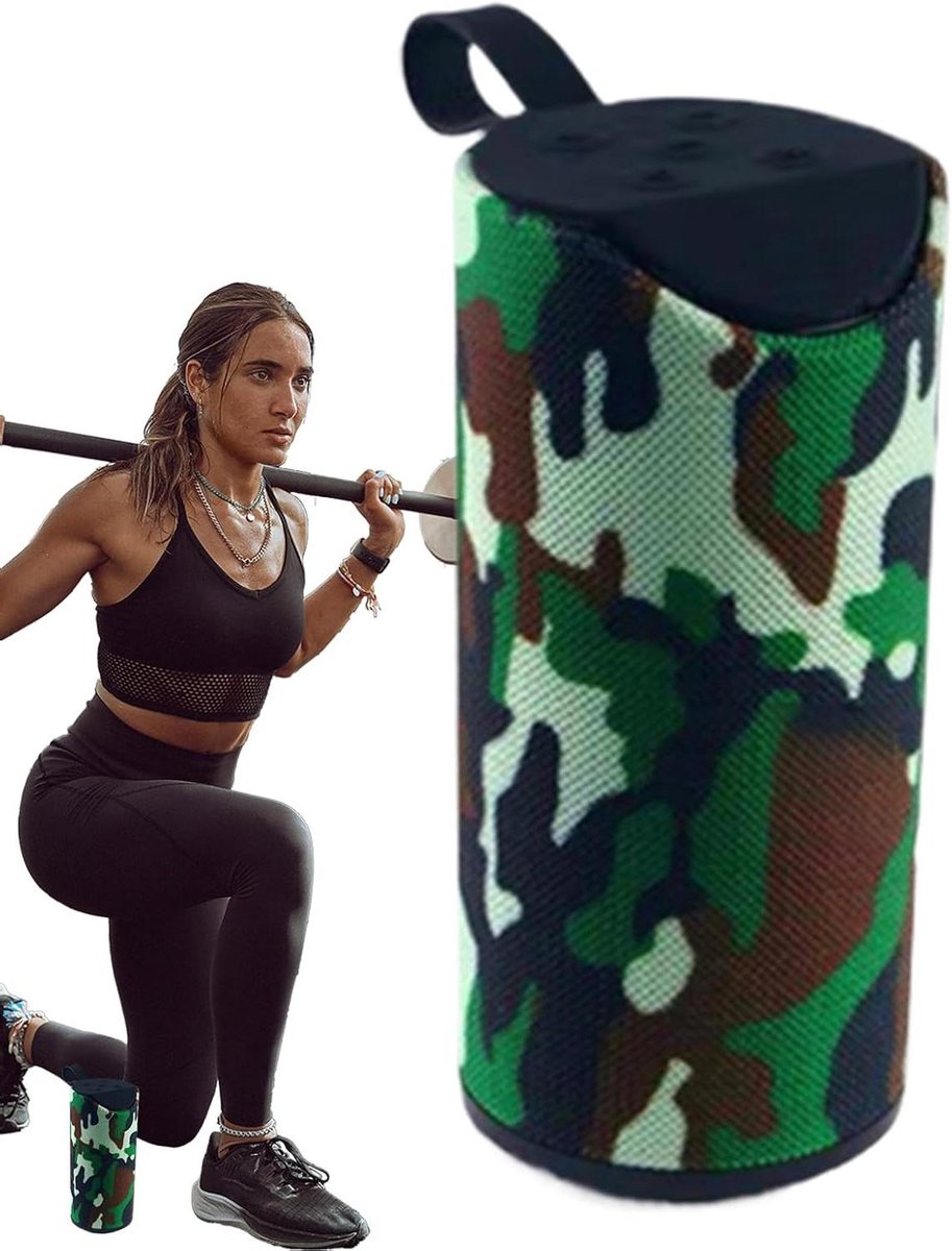 Draagbare Speaker - Waterdichte Smart Speaker - Muziek Luisteren - Rijke Bas Stereo - 162 cm - Camouflage