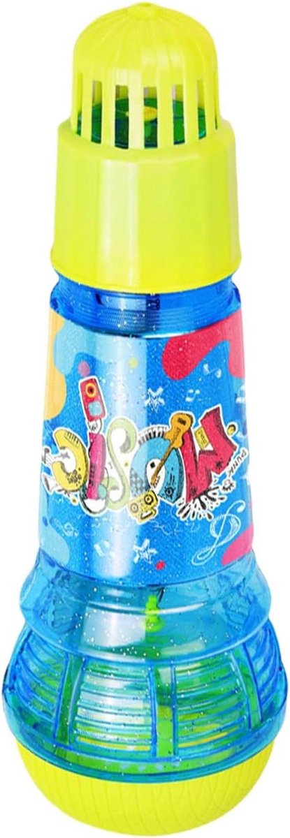 Echomicrofoon Peuters - Speelgoed microfoon - Kinderfeestjes organiseren - Veilig en lichtgewicht - 26 x 20 x 7 cm - Blauw