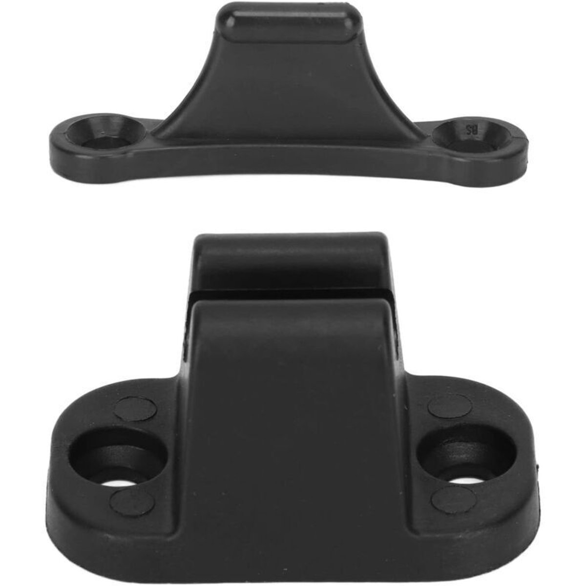 1 zwarte nylon deurbeschermingsmat
