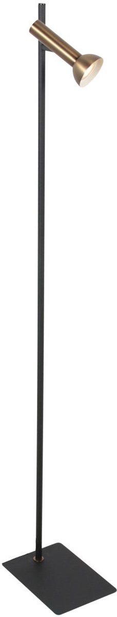 Vloerlamp Kora 4731BR - Modern Retro bronzen metaal, draaibaar en kantelbaar, Mexlite, ideaal voor binnengebruik
