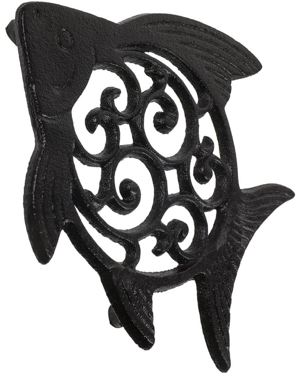 Gietmal Bestrating - Padmaker Steen - Tuin Decoratie - IJzeren Constructie - 18 x 16.5 cm - Zwart