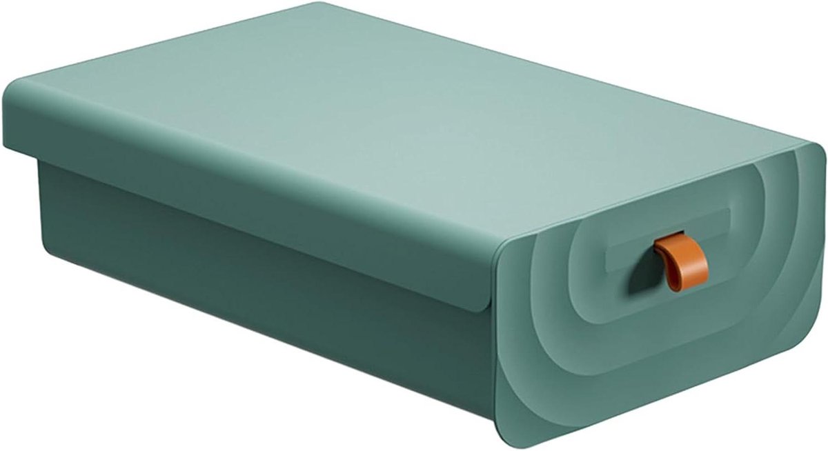Opbergdoos Lade - Kast Organizer - Kleding Opbergen - Verstelbare Vakken - 30x19x9 cm - Groen