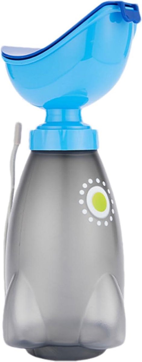 Nood Urinoir - Draagbaar Toilet - Reizen en Kamperen - Geurcontrole en Lekkagevrij - 600 ml Capaciteit - Blauw
