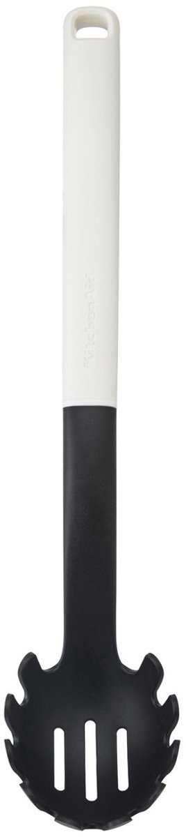 Pastalepel, Spaghettilepel, 34 cm, Kunststof/Nylon, Wit - KitchenAid