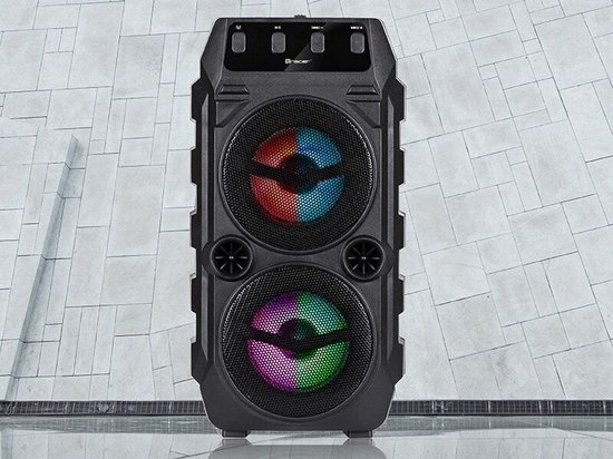 Tracer bluetooth speaker - Portable speaker - Led verlichting - 10 W - Zwart van Tracer — afbeelding 5