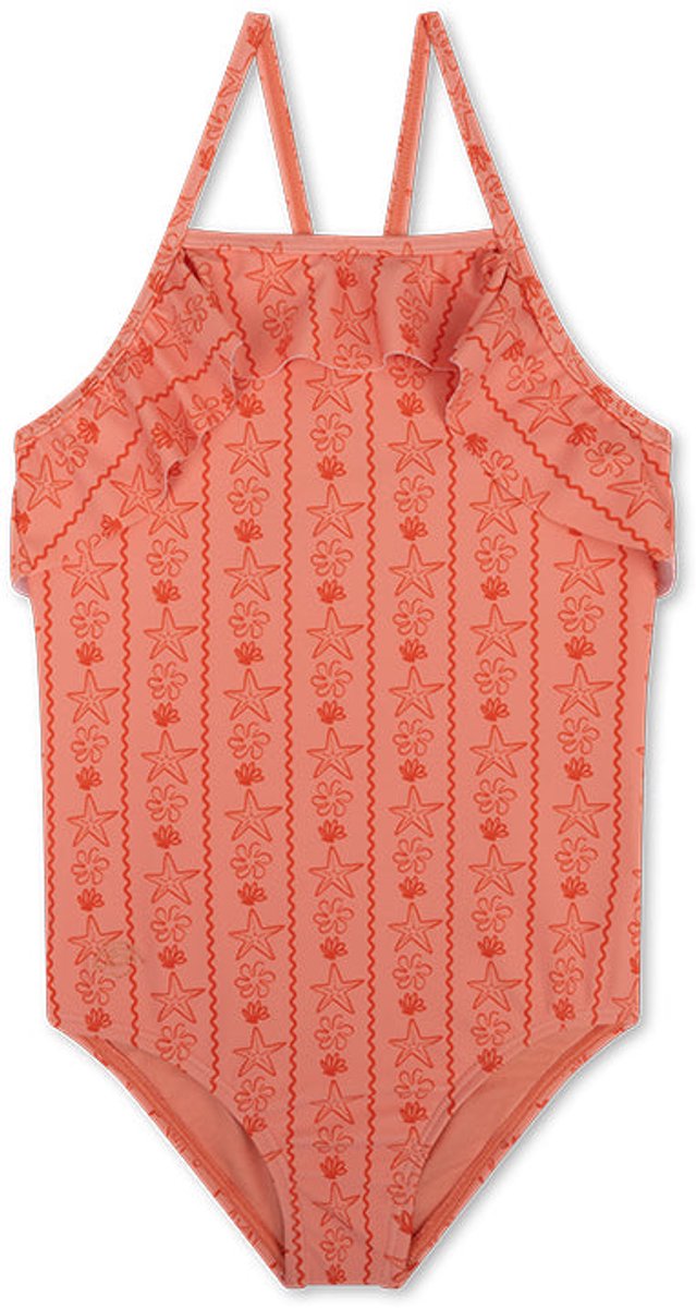 Swim Essentials Badpak Meisjes – Roze – Coastal Charm – 122/128