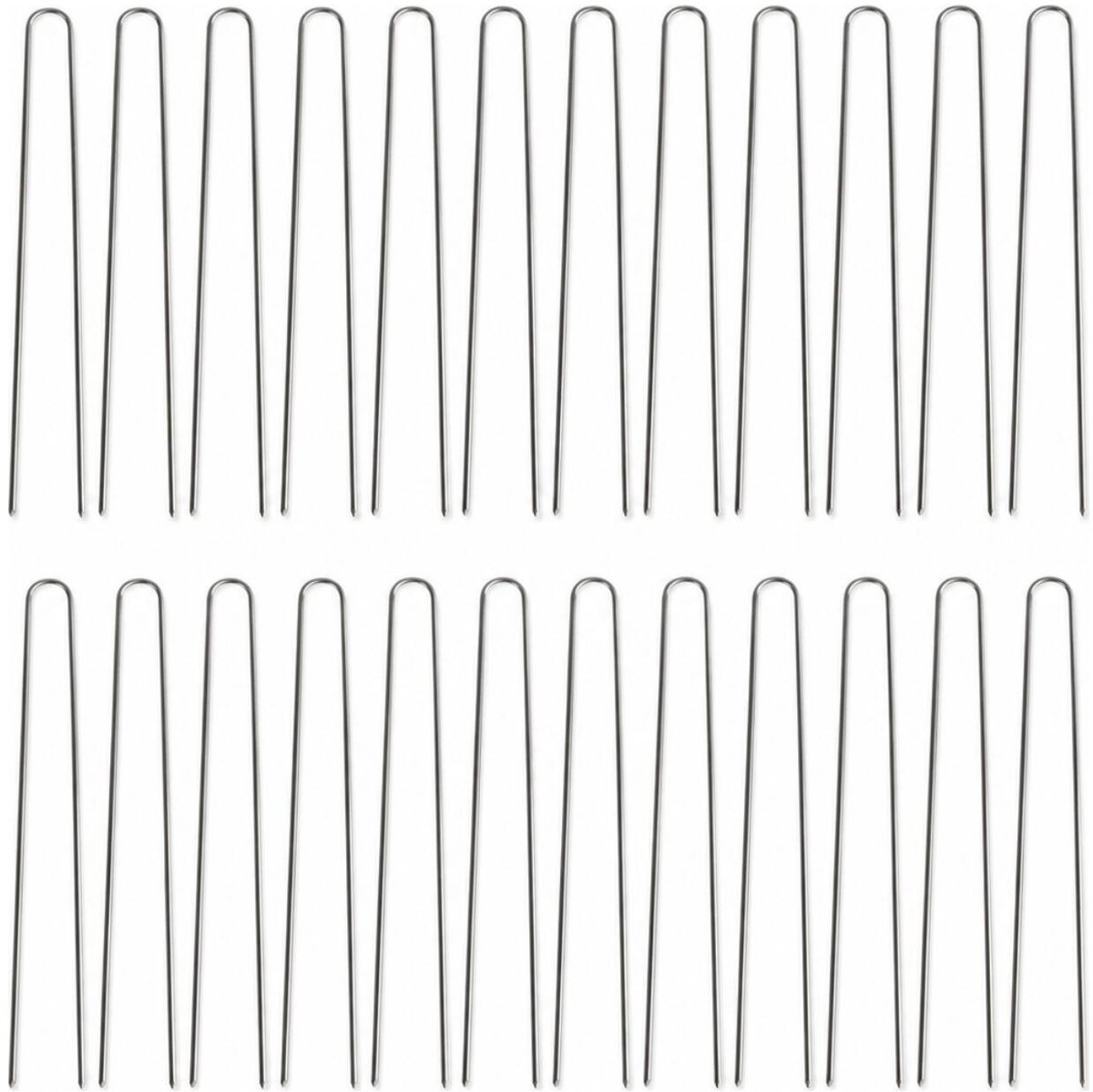 Dijk Natural Collections Steekkrammen klemmen - 30x - 8 cm - patentkrammen