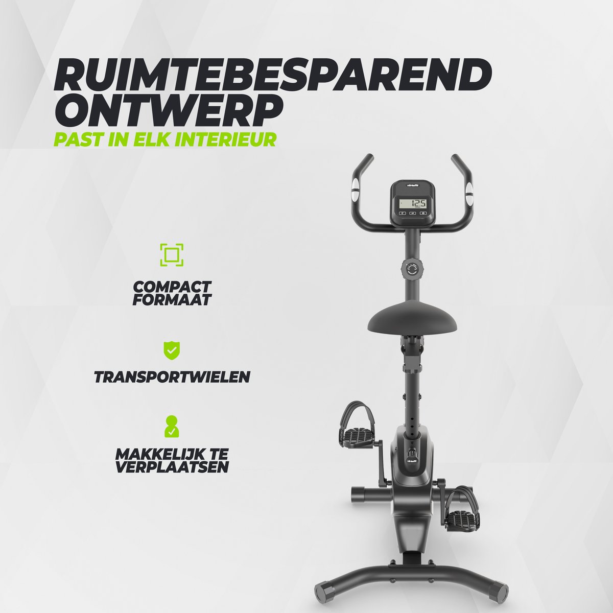 VirtuFit HTR100 Hometrainer met 8 Weerstandsniveaus - afbeelding 2