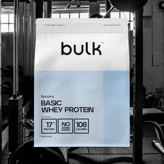 Bulk Basic Whey Protein (2500g) Banana - Eiwitten - Wei-eiwit concentraat — afbeelding 3