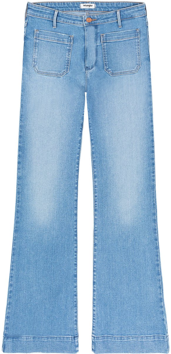 Jeans flare vrouw Wrangler Hazelaar